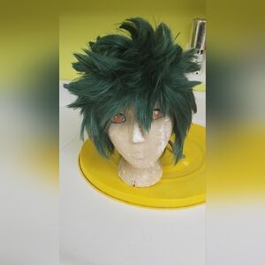 Deku wig partially styled